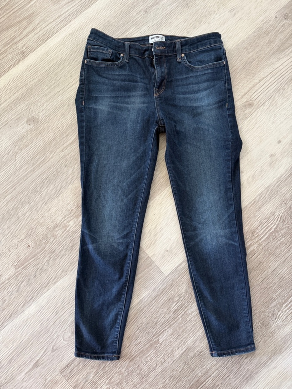 William Rast Dark Blue Skinny Jeans Size 30